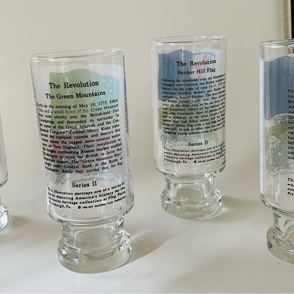 Vintage glasses of 4 - Picture 3 of 9